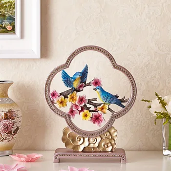 

Creative Gifts Resin Craft Home Decoration Furniture Moved To New Home Gift Living Room Porch Wine Cabinet Decoration Ornaments