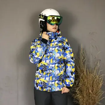 

New Style Currently Available Children Ski Suit Coat Winter Waterproof Warm zhong da tong Ski Suit Coat