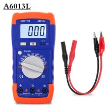 A6013L мини-тестер, мультитестер с ЖК-подсветкой, цифровой профессиональный цифровой диод, измеритель емкости