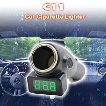 

C11 Car Battery Checker For Vehicle Detection With Cigarette Lighter Port Battery Voltage LED Display Diagnostic Tools