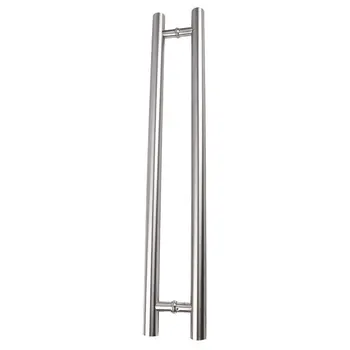 

KINMADE 36''(900mm) Stainless Steel Glass Door Handle Pull Wood Barn Door Handle Pull Brushed Satin