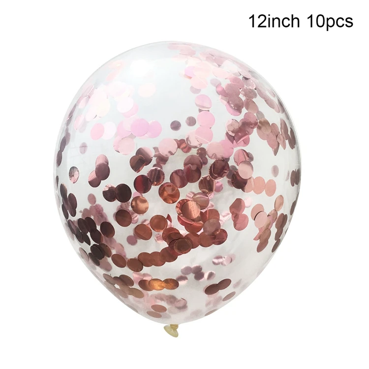 Confetti Balloon Йориу латексный шар свадьба с днем рождения конфетти для воздушного шара воздушные шары из фольги День рождения украшения Дети взрослый ребенок душ мальчик - Цвет: Confetti Balloon