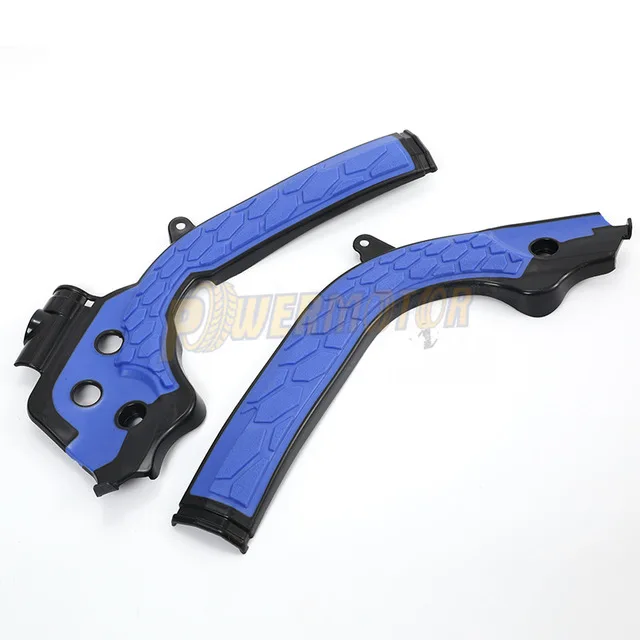 Motorcycle Frame Guard Protection Cover For Husqvarna TE FE FC SX SXF EXC EXC-F 125 150 250 300 350 450 Dirt Bike MX Motocross Black and Blue