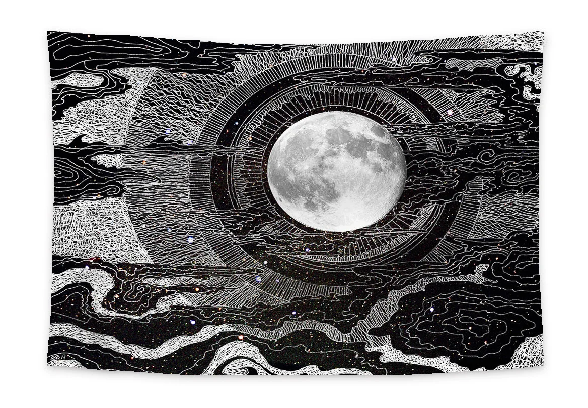 Outside the window series 3D printed custom tapestry, tapestry wall, bedroom home tapestry, decorate your favorite wall chart - Цвет: Color19