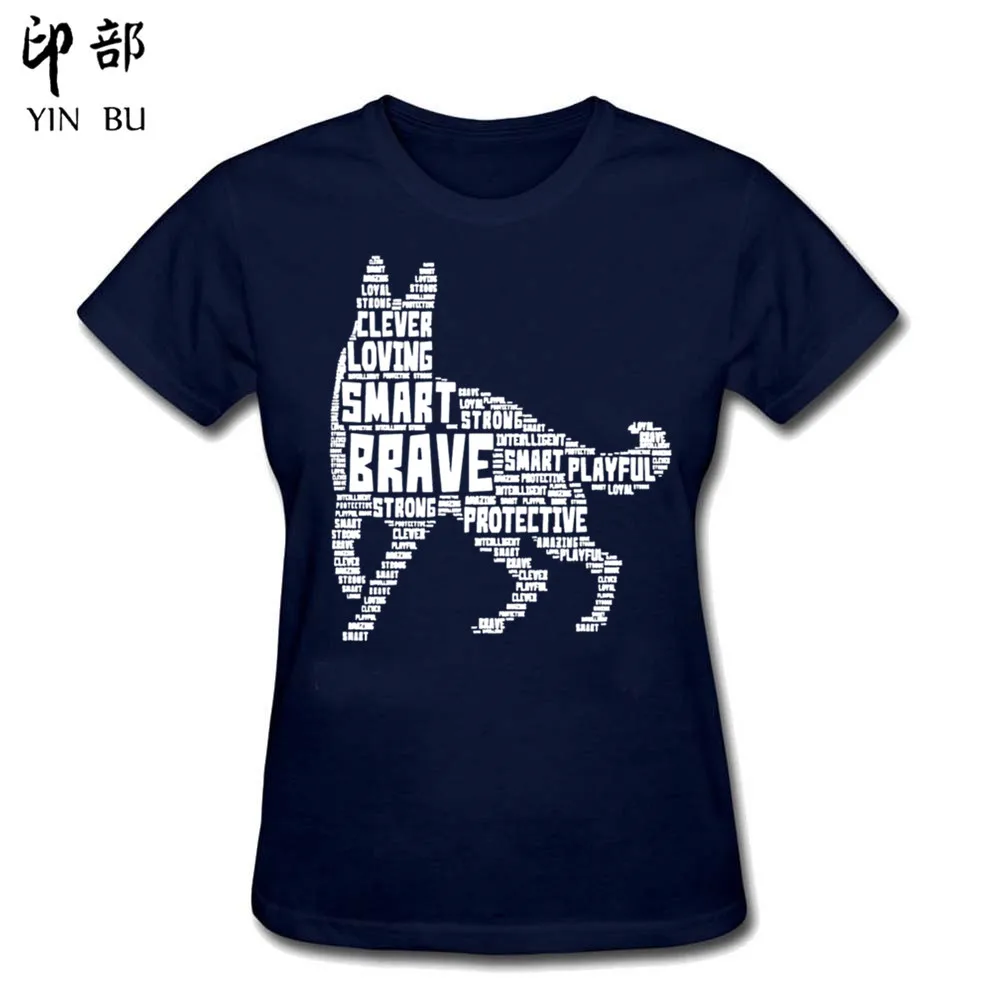 German Shepherd 2020 new tshirt Classic 3D TEE Women t shirts Print camisetas | Женская одежда