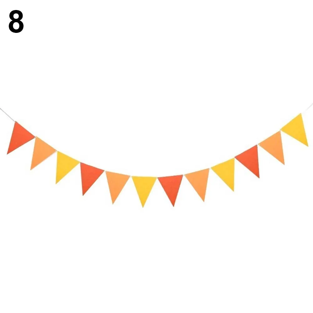 2.5m DIY Multicolor Bunting Banners Garland Flags Pendant for Baby Shower Birthday Party Home Decorations - Цвет: 08