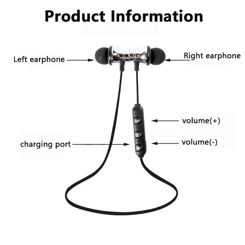 Фото DigitPanther XT11 магнитные Bluetooth наушники беспроводные Спортивная гарнитура для iPhone Xiaomi DigitPanther XT11 магнитные Bluetooth наушники беспроводные Спортивная гарнитура для iPhone Xiaomi