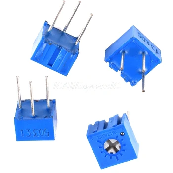 

30pcs 3362P 101 201 501 102 202 502 103 203 503 104 204 504 105 Trimpo Trimmer Potentiometer 3362 500R 1K 2K 5K 10K 20K 50K 100K