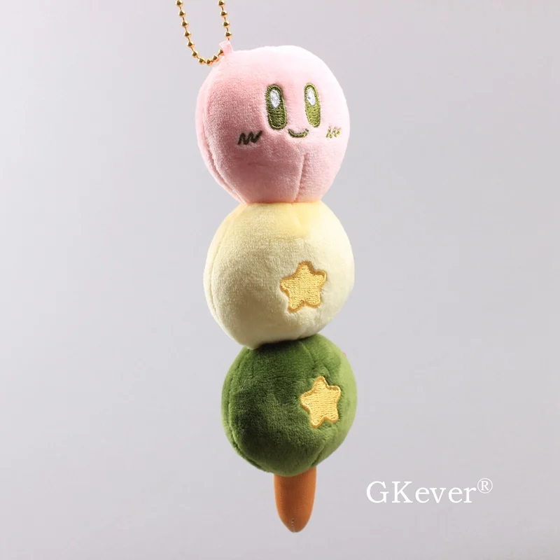 17 см Kawaii Кирби брелок Брелок-плюшевая игрушка кукла Симпатичные сахар покрытием haws плюшевый Кирби Игрушки для мальчиков, подарок на Рождество и день рождения