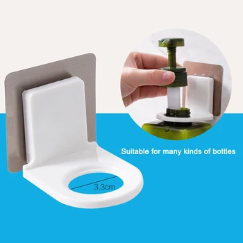 

Shower Gel Bottle without Hook Wall-mounted Hanger Waterproof and Moisture Proof JA55