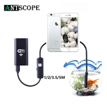 Antscope Wifi эндоскоп камера Android 720P Iphone эндоскоп камера водонепроницаемая камера Endoscopio Android iOS Boroscope камера 19