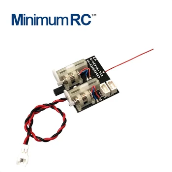 

MinimumRC micro 5CH AIO receiver with built-in 5A brushed ESC & Linear servos Dsm2 S-fhss Frsky