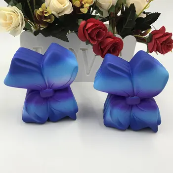 

Blue Bow Soft PU squishy promotion gifts