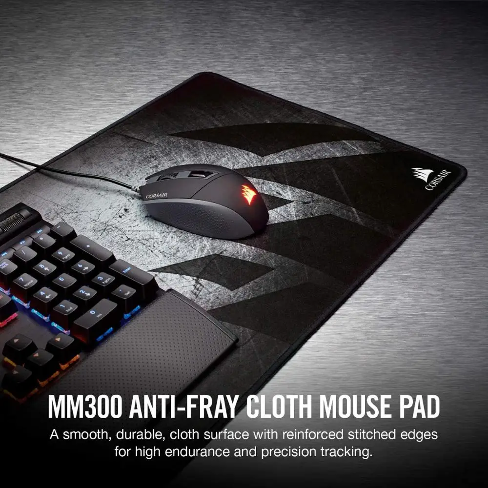 Corsair Gaming Mm300 Gaming Mouse Pad Anti-fray Cloth – Extended (930mm X 300mm X 2mm) Mouse - AliExpress