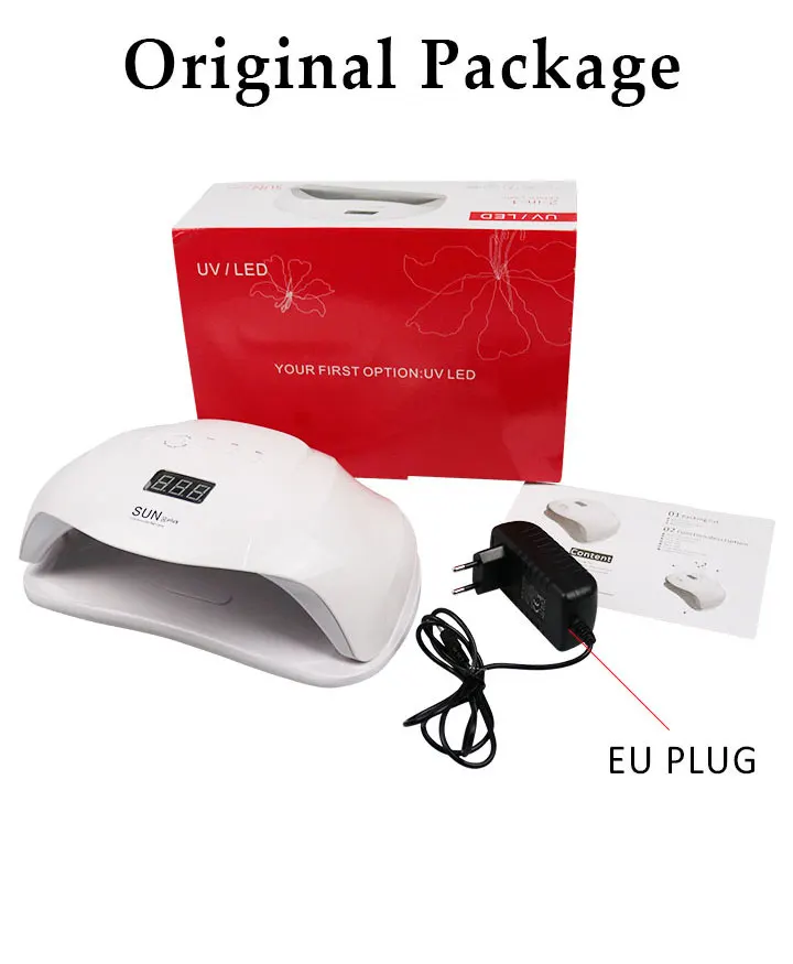 Lâmpada do Unha Secador de Unha Todo o Esmalte com Auto Salão de Beleza Ferramentas de Design da Arte para Unhas Pces Cura Inteligente Sensior Manicure Pedicure 72w 36 uv 8 com auto inteligente sensior manicure pedicure salão