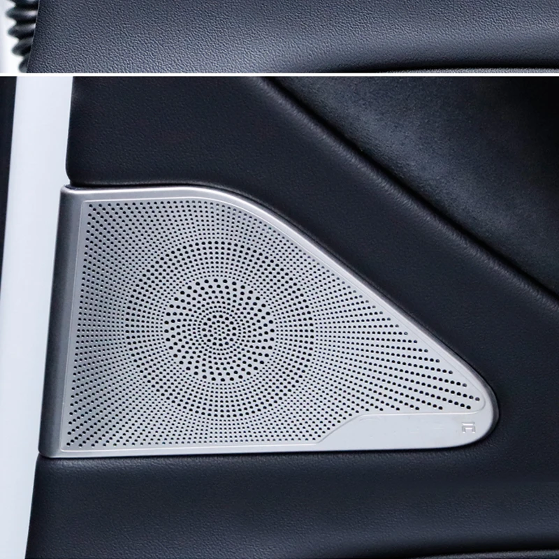 Voorste Kolom Dak Hoorn Kap Model3 Speaker Cover Decoratieve Pailletten