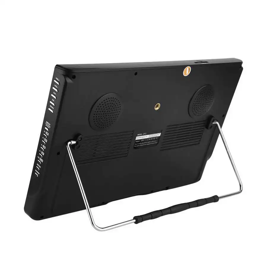 LEADSTAR 12 인치 HD 휴대용 TV ISDB-T USB 디지털 텔레비전 미니 자동차 TV 오디오 비디오 플레이어 지원 MP4 모니터 EU 플러그 12 -