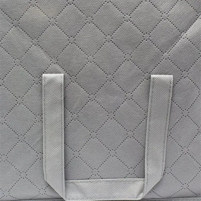 2 Color Modern Durable Clothes Blanket Storage Bag Organizer Box Pouch Wardrobe Organizer Gray, Blue organizer Storage for Home