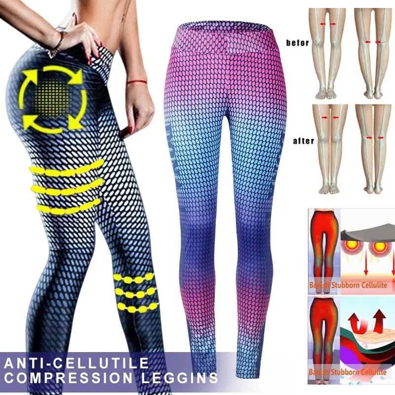 

Fashion Hot Sales New Arrival Droppshiping Women Anti-Cellulite Compression Slim Leggings Gym Running Yoga Sport Pants d88
