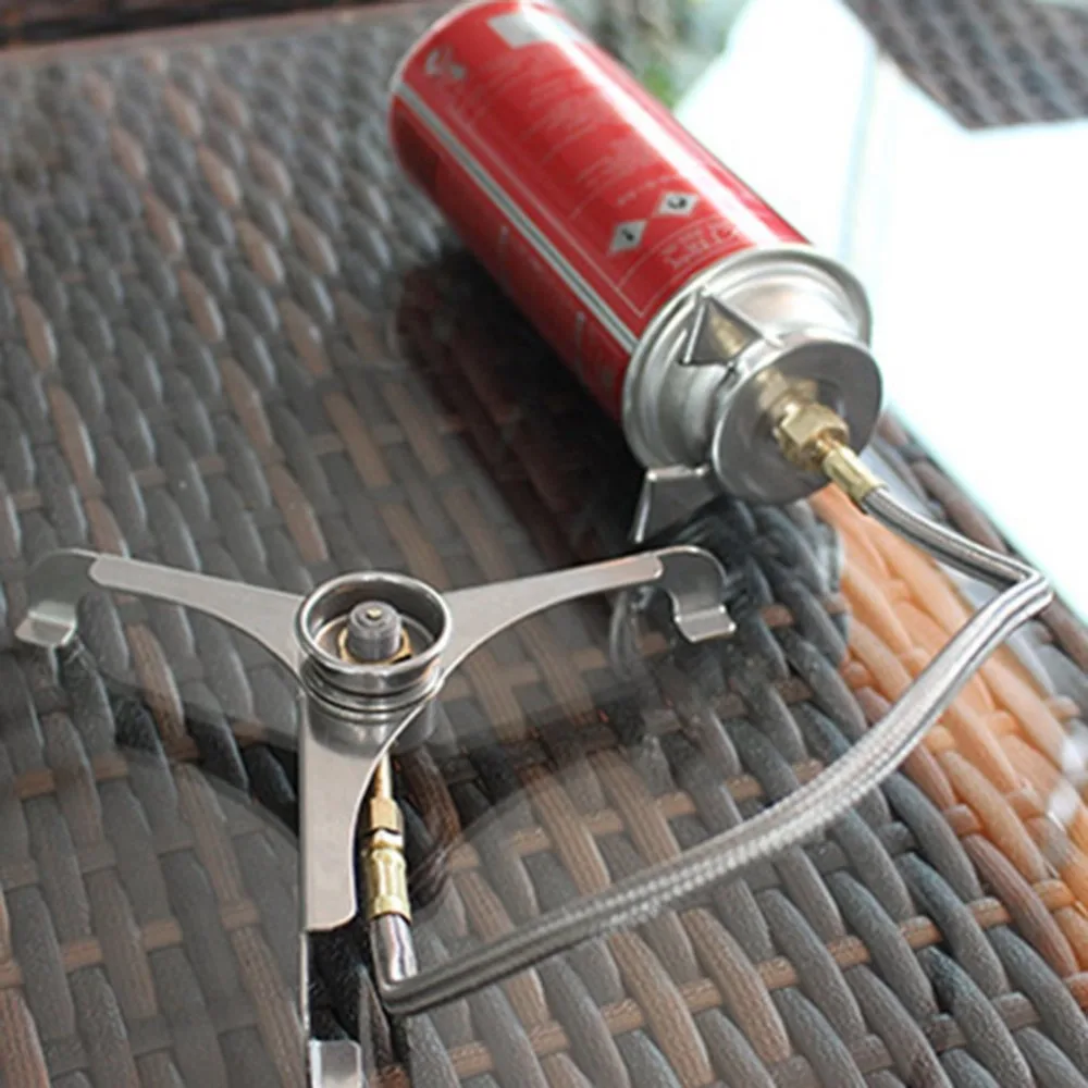 

2019 new Picnic Camping Stove Split Converter Connector Gas Tank Adapter (fuel tank is not included) In Stock