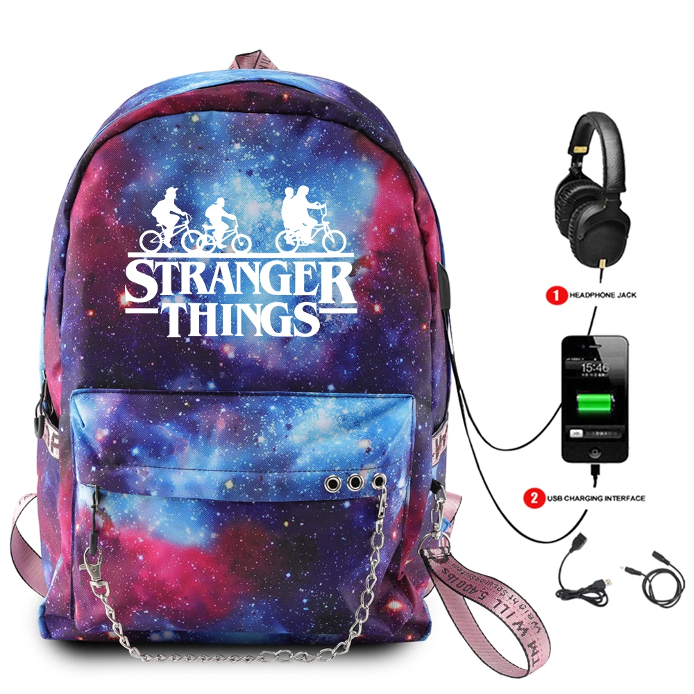 

Women's Backpack Men's Laptop Backpack Student Bags for Teen Girls Boy's Backpack Travel Bags Novelty Stranger Things Backpack