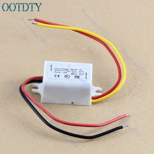 

1pc Waterproof DC Converter 12V Step Down to 6V 3A 15W Power Supply Module for PS4