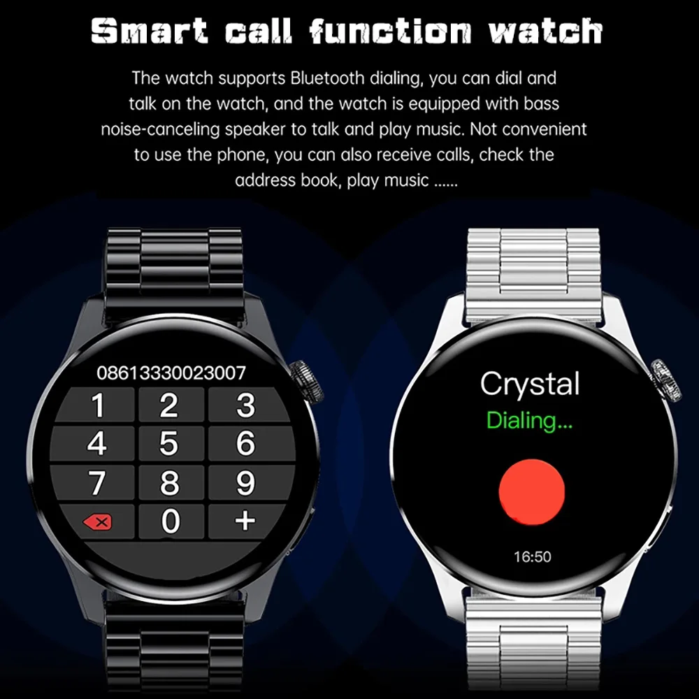 Masculino à Prova Inteligente com Bluetooth e Monitor de Frequência Cardíaca para Huawei Android e Ios Smartver Esportivo D'água Relógio Novo 2022 - Image 3