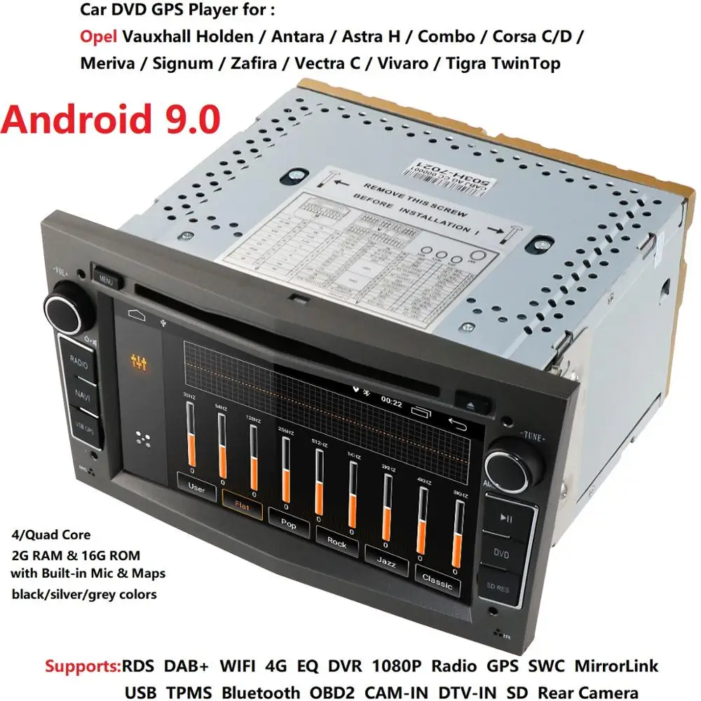 Sale Car DVD Player for Opel Astra H Combo Corsa Meriva Vivaro Tigra Signum Radio Stereo Iphone GPS Navigation system Android 9.0 DAB 3