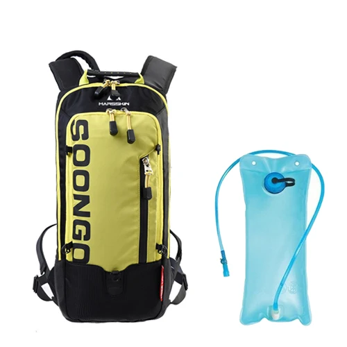 NEWBOLER Mtb Велоспорт Рюкзак гидратация дышащие 6L велосипедные сумки водонепроницаемый с дождевой крышкой дорожный велосипед рюкзак-переноска воды - Цвет: Yellow Water bag