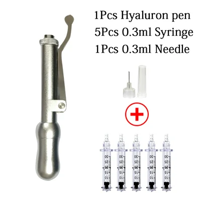 0.3ml pen kit6 Гиалуроновая кислота и замороженный порошок удаляет мешки для глаз для мезотерапии распылитель гиалуроника ручка мезо пистолет для увеличения лица тела - Model Number: 0.3ml pen kit6