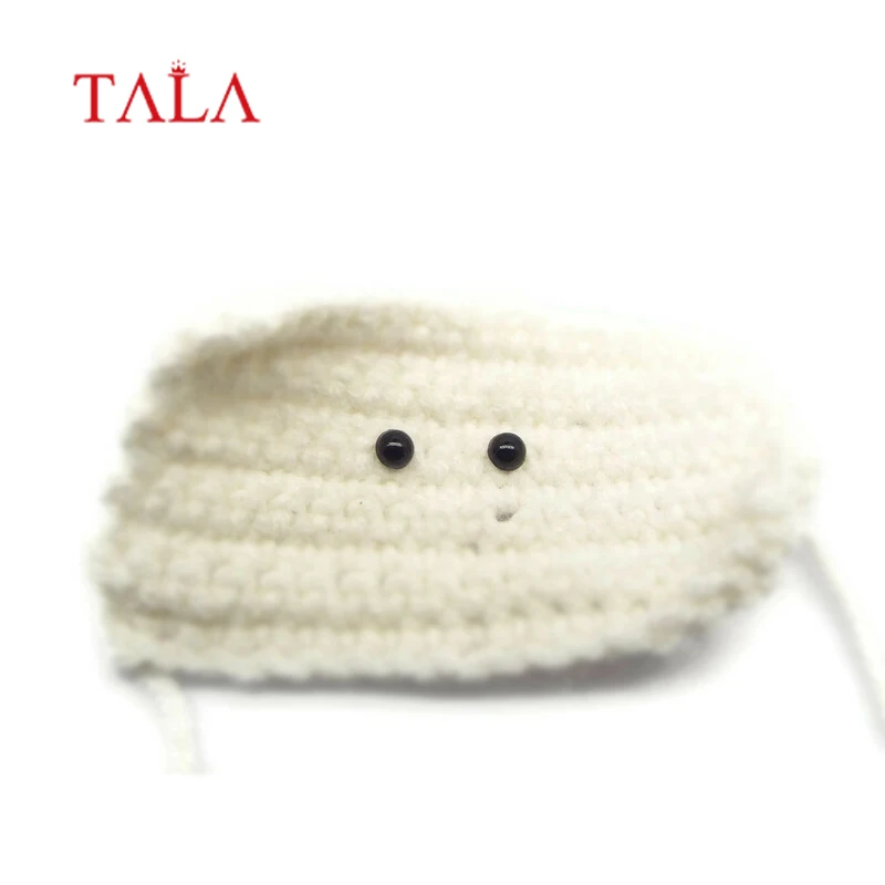 3 5 мм защитные пластиковые глаза Черного Ремесла животных для amigurumi вязаные куклы