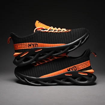 

Spring Summer Breathable Flying Woven Sneakers Over Size Outdoor Running Shoes Zapatos de Hombre Comfortable Trend Footwear