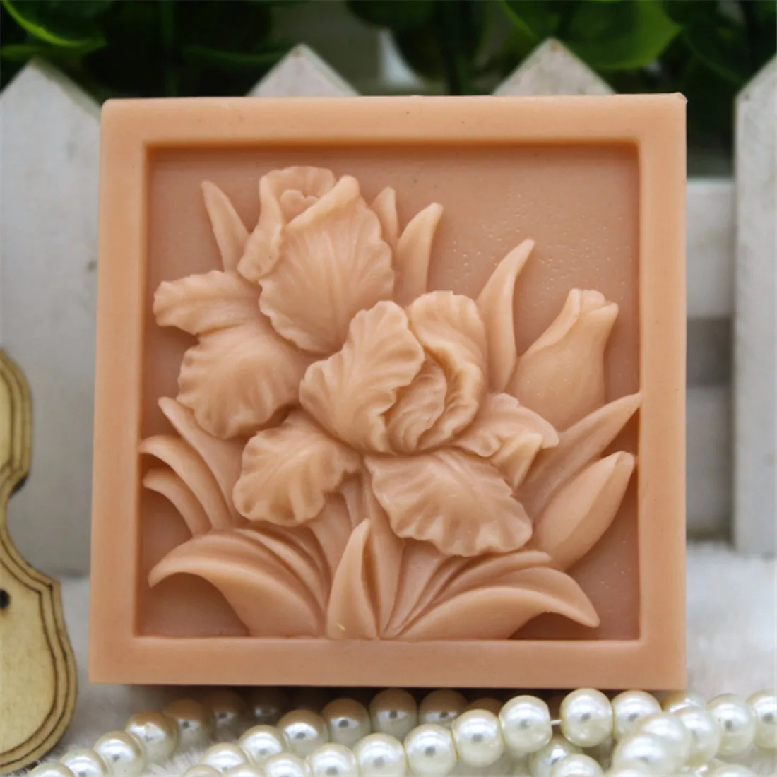New Product!!1pcs Tulips (zx312) Silicone Handmade Soap Mold Crafts DIY Mould | Дом и сад