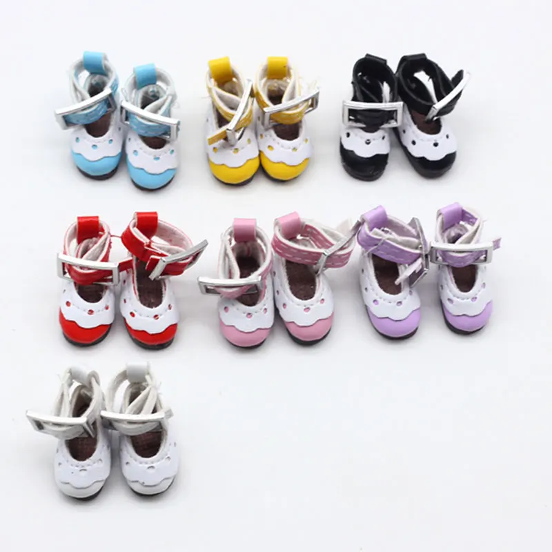 1 пара 2,8 см обувь подходит для Bl yth Licca Jb Pullip кукла мини игрушка обувь для русской куклы 7 цветов кружевная обувь для 1/8 BJD кукла подарок