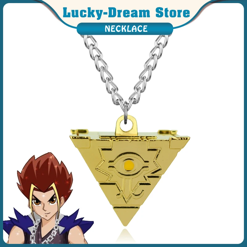 Ожерелье из аниме Египетский пирамидный глаз Хора ювелирное изделие с подвеской