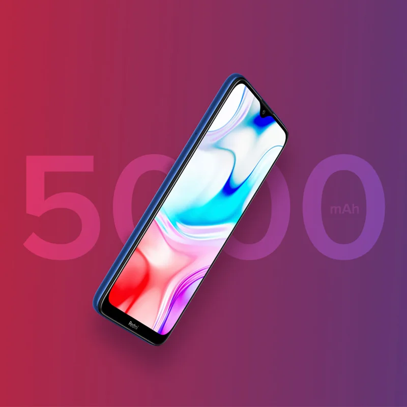 Смартфон Xiaomi Redmi 8 с глобальной версией, 3 ГБ, 32 ГБ, Восьмиядерный процессор Snapdragon 439, аккумулятор 5000 мАч, двойная камера 12 Мп, экран 6,22 дюйма