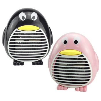 

Mini Portable Electric Personal Space Warmer 500W Plug-in Indoor Home PTC Ceramic Air Warmer Room Adjustable Heater