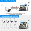 Hiseeu 3MP 8CH Wireless Camera CCTV Kit 10.1