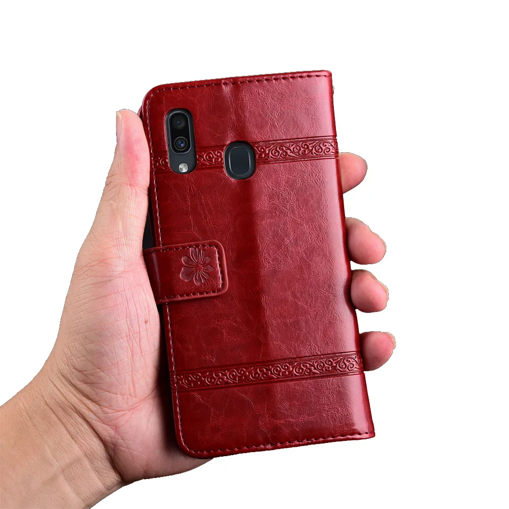 Флип чехол для Samsung Galaxy A10 A20 A30 A40 A50 A60 A70 A20e A40S кожаный бумажник Магнитный книжка