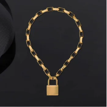 

Locks Pendant Chain Necklace Women Jewelry Brand New 2019 Hot Sale Chain Necklace Friendship Gifts