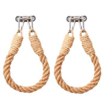 

2 Pcs Nautical Rope Toilet Paper Holder Vintage Wall-Mounted Towel Rack Ocean Beach Bathroom Home Decoration