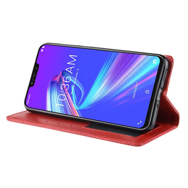 Для ASUS Zenfone Max Pro M2 ZB631KL чехол Премиальный кожаный чехол-книжка кожаный флип чехол для ASUS ZenFone Max M2 ZB633KL ASUS_X01BD/BDA