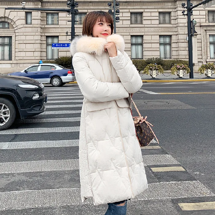 

Photo Shoot Down Jacket Women's 2019 New Style Korean-style Mid-length Loose And Plus-sized Cotton-padded Clothes Students Cotto