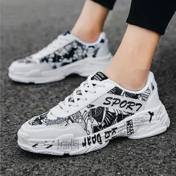 

2019 Spring Hot Sale Men Running Shoes Breathable Comfortable Sneakers Men Leisure jogging Sport Shoes C32-97