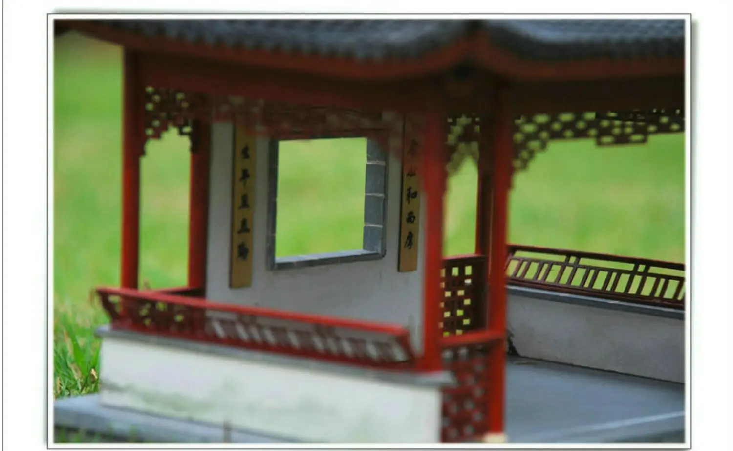 scale 125 ancient Chinese architecture model kit mortise and tenon