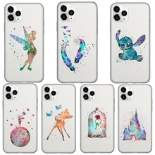 TinkerBell чехол для телефона для iPhone 11 Pro Max милый мягкий маленький чехол с русалкой для iPhone X XR XS Max 6 6s 7 8 Plus Coque