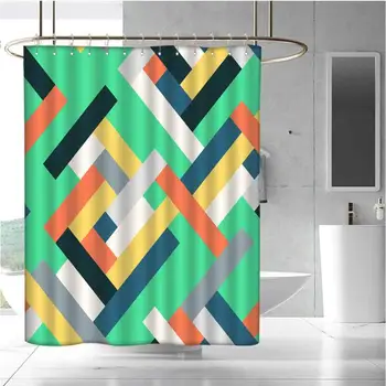 

3D Printed Shower Curtain Hotel Quality, Machine Washable