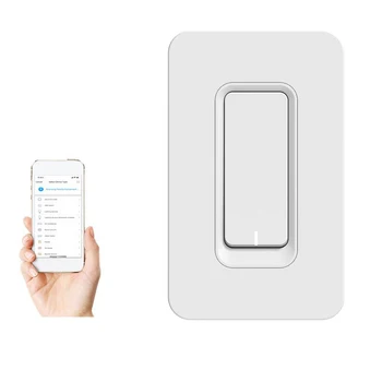 

US WiFi Smart Wall Light Switch Mobile APP Remote Control No Hub Required Works with Amazon Alexa Google Home IFTTT