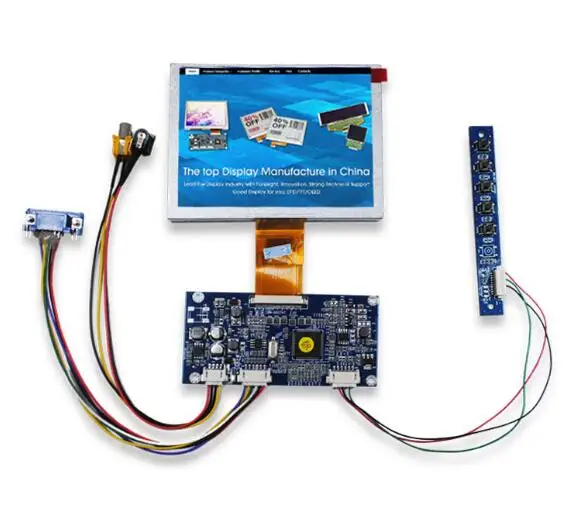 Видеоплата CVBS + плата привода VGA 12 В 3 5-дюймовый ЖК-экран TFT 5 0 (RGB)* 640 (система
