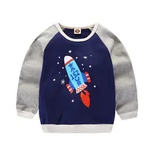 Свитер с капюшоном для мальчиков; Новинка года; Стильная верхняя одежда с длинными рукавами для малышей; ; детская футболка; детская модная одежда